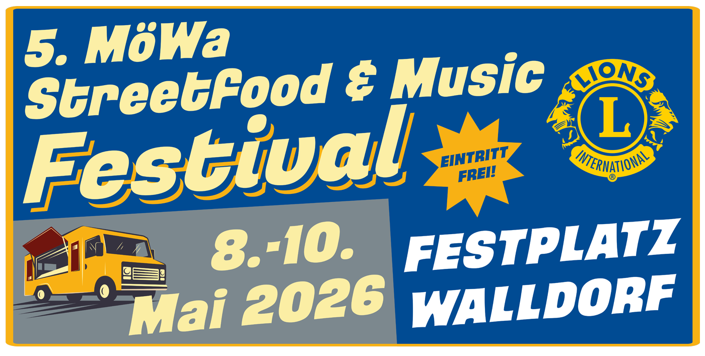 MöWa Streetfood Festival - Foodtrucks, Live-Music, Drinks - Mörfelden-Walldorf, das Streetfood Event im Rhein-Main-Gebiet